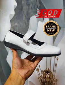 PB1P Sepatu Pantofel Wanita Kasual Formal Sepatu Kerja Paskib Wanita Hak 1 Cm