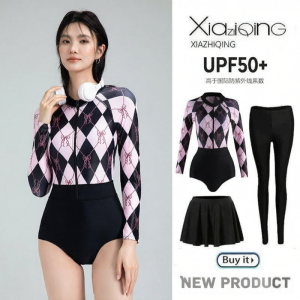 XIAZHIQING | Conservative Slimming Full-Body Long Sleeve Long Pants UV Protection Professional Wetsuit