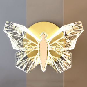 LED Wall Light Creative Butterfly Lighting Fashion Indoor Bedroom Bedside Wall Lamps Selected Home Decors Sconces