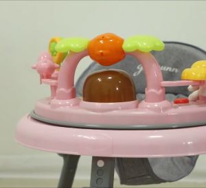Baby Walker Anti-O-leg Foldable Portable Adjustable Height Multifunctional Safety Music Toy Cart