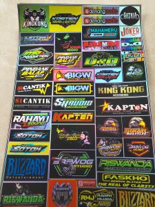 Stiker Sound | Stiker Hologram | Stiker 1 Lembar | Stiker Pack Ukuran 21cm x31cm
