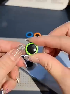 【✅SG Brand】RICHMENT Luminous Camera Lens Protector Ring for iPhone 17 / 17 Air / 17 Pro / 17 Pro Max – Glow-in-the-Dark Metal Ring with HD Tempered Glass Scratch Resistant Nighttime Visibility – A Unique Gift for iPhone Fans
