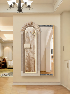HAOJIUBUJIAN | French Cream Style Decorative Full Length Invisible Mirror