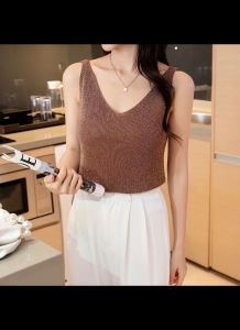 9013 เสื้อสายผ้าเดียว มุมมองผมวิ้ง เสื้อใหม่ล่าสุด ตัวเต็มจากทอผสมกลิต เสื้อผ้าทอผสมกลิตเท่านั้น ดูดีที่สุด!