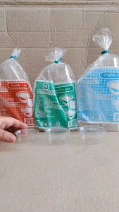 ถ้วยน้ำพริก ถ้วยน้ำจิ้ม 1 2 3 ออนซ์ ฝาติด ยี่ห้อSB (ยกลัง) 2000 ชิ้น