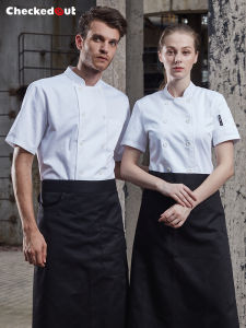 Long Sleeve Chef Uniforms for Men And Women Kitchen Workwear Bakery Restaurant Back of House Apparel Polyester Cotton Blend