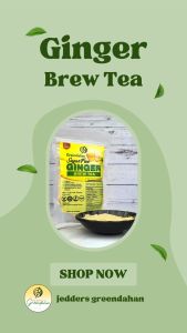Greendahan SUGAR-FREE Ginger Brew Tea 100g - Keto Friendly