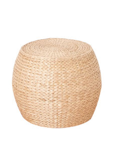 Home Use Small Stool Slipper Stool Living Room Sofa Footrest Tatami round Seat Cushion Solid Wood Wicker Tea Table Low Board