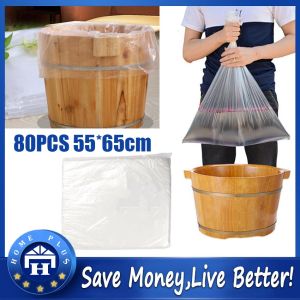 【Local delivery】 Foot Tub Liners Disposable Bath Basin Bags Environmentally for Feet Pedicure 65*55cm Foot Health Care 80PCS SPA Skin Care Bags HSQ-Feet-Spa-Liner