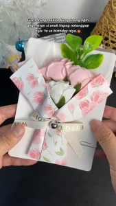 Gift Greeting Card with Artificial Flower Hand Dried Flower Blessing Card for Christmas New Year Gift Birthday Business Thank-you Greeting Cards