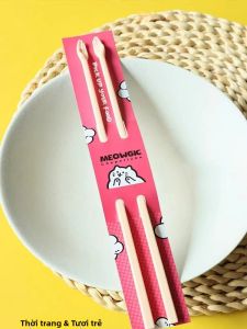 Đũa Hình Cọ Sáng Tạo Thân Thiện Với Môi Trường Thiết Thực Dành Cho Người Mới Bắt Đầu Thân Thiện Với Nhà Bếp Dụng Cụ Ăn Tối Cặp