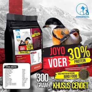 BELI 1 GRATIS 1 | MAKANAN BURUNG CENDET | VOER BURUNG CENDET | VOER HARIAN | VOER NUTRISI KOMPLIT | VOER HARIAN KHUSUS CENDET PROTEIN 30% 300 GR