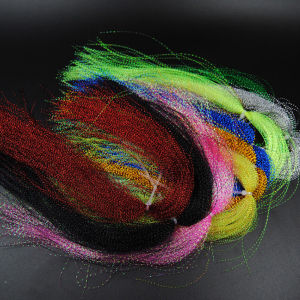 Crystalline String Rintik Flasher Flashabou Aurora Crystal Flyer for Fishing