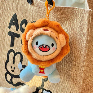 Đồ Chơi Gấu Bông Dễ Thương Hình Cá Mập Mập Đồ Chơi Treo Móc Khóa Trang Trí Nhà Đồ Chơi Vải PP Cotton Trẻ Em Lớn Đều Thích