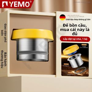 YEMO | Bộ Nối Toilet Chống Hôi Không Thấm Nước 304 Thép Không Gỉ
