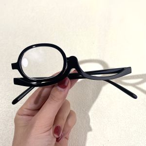 cabecade | Magnifying Makeup Reading Glasses Rotating Lens Cosmetic Make Up Presbyopic Eye Glasses Readers +1.0 To +4.0