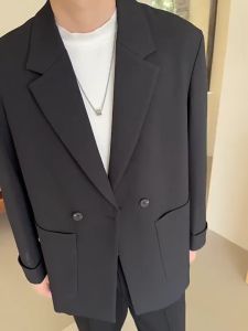 High-End Casual Suit Jackets: Korean Style & Western Influence