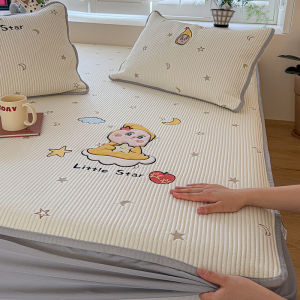 Suxuan | Cool Embroidery Cartoon Air-Conditioned Bed Sheet Set