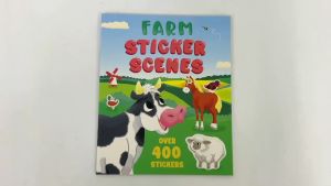Farm Sticker Scenes Book To Decorate 8 Colourful Scenes With 400+ Stickers For Kids