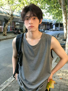 Sleeveless Casual Mens T-Shirt