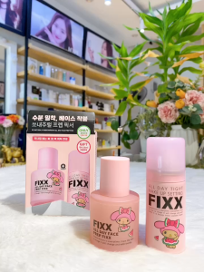 Set Kem Lót+ Xịt Khoá Nền So Natural Powder4room All Day Face Prep Fixx 30ml+35ml