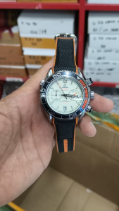 Terlaris [ BEST SALE ] Jam Tangan Pria Model Matic - Jam Tangan Tali Rubber Textile Pria Terlaris Chrono Aktif