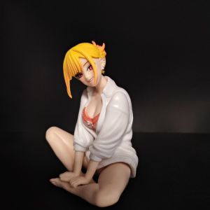 Bandai | In Stock Marin Pajama Sitting Squat Pose Action Figure Statue Beautiful Anime Character Model Desktop Ornament Gift For Fans