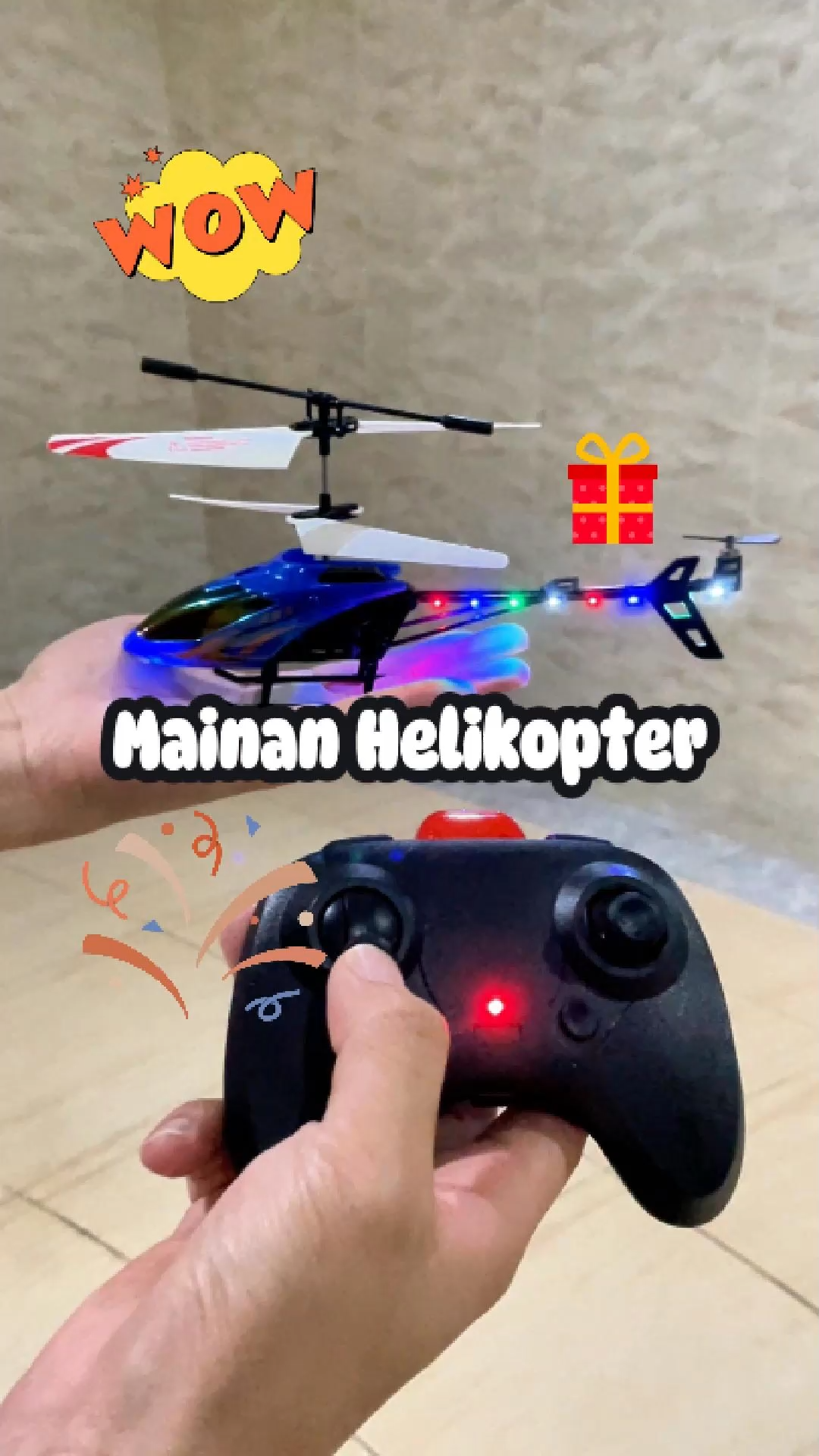 Tatajoy Helikopter Remote Control 3.5 Channel Helikopter Remote Control 3.5 Channel Mainan Terbang RC Giroskop Bawaan Terbang Lancar RC Pesawat Hadiah Mainan untuk