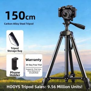 HOOYS | Portabile Aluminum Tripod | A Great Pick for tripod stand holder Lovers