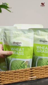 Bột Cỏ Lúa Mì Hữu Cơ Dragon Foods 150G Siêu Thực Phẩm Chống Oxy Hóa Giàu Vitamin Và Khoáng Chất Giúp Hạn Chế Ung Thư