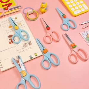Gunting Lucu Alat Tulis Anak Sekolah Kartun Diy Kertas Buatan Tangan Kantor Kecantikan Portabel Scissors