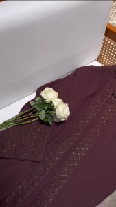 Dress Muslimah Modis Adem Stylish Gamis Lebaran Melisa Abaya Ceruty Mix Tile Abaya Syari Busui