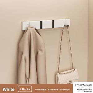 CHUJUN | No-Drill Invisible Wall Hook Foldable Coat Hanger