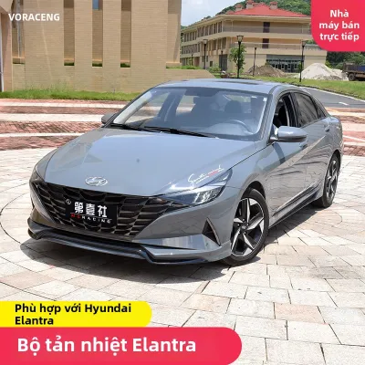 FIT CLUB | Bộ Body Kit Cánh Lướt Gió Trước Tách Đôi Môi Hậu Cho Elantra 21-22
