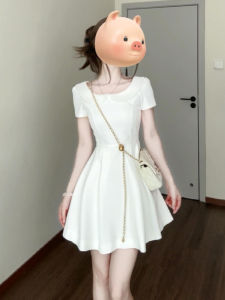 SHULINMEI | Pleated Short Dress for Petite Women