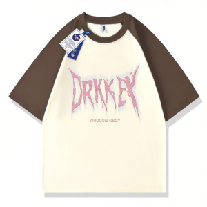 NASA Collaboration Splicing Raglan Cotton Contrast T-Shirt