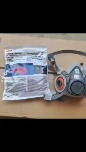 Bộ mặt nạ sơn phòng bụi mịn bụi xi măng bụi hàn xì khẩu trang phòng độc 6200 phin lọc 2097