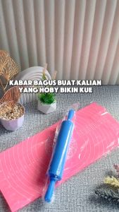 ROLLING PIN SILICONE ADONAN MINI SILIKON ALAT PENGGILING PERATA BAKING PERABOT DAPUR