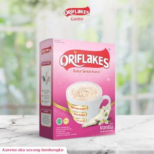 ORIFLAKES GASTRO Maag Asam Lambung & Gerd Makanan Sarapan Sehat Alami Sereal Pati Umbi Garut 350 gram