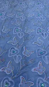Black Embroidered Guipure Lace Cord Lace Dubai Abaya Cloth African Water Soluble Fabric 2026for Cocktail Dress Celebrants
