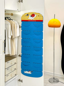 กระเป๋าเสื้อกันน้ำหนังสัตว์ จัดระเบียบหมวก แว่นกันแดด กระเป๋าติดประตู ไม่เปลี่ยนรูป สำหรับบ้าน หอพัก ห้องนิทรรศการ