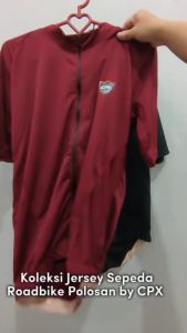 Cpx Sport Set Cycling Jersey Baju Gowes Roadbike Pendek Plus Celana Sepeda Ketat Slim Padding Gel 3D