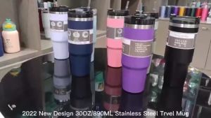 [VIDKHSY Store】Vacuum Water Bottle Ice Cup 304 Stainless Steel Gift Present  High Quality Cup