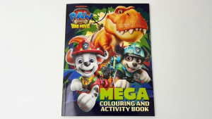 Paw Patrol The Dino Movie Mega Colouring & Activity Book Fun Activities