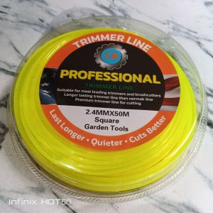 328 TRIMMER LINE UKURAN 24MM X 50 METER UNTUK MESIN POTONG RUMPUT