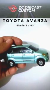 Diecast Mobil Toyota Avanza Skala 1:43 | Miniatur TOYOTA AVANZA Replika TOYOTA AVANZA. FULL CUSTOM