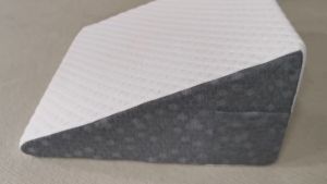 Large Wedge Bed Pillow Memory Foam U Shape Elevated Support Cool-Tech Gel Top Layer Removable Washable Cover