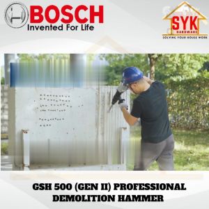 SYK Bosch GSH 500 (GEN II) Professional Heavy Duty Demolition Hammer Electric Concrete Breaker Hacker 1100W