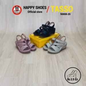 [🥇ทัสโซ่แท้100%🔢ไซส์36-41👠ส้น 2.5 นิ้ว] TASSO รุ่น 50008-20 รองเท้ารัดส้นสูงหญิง รองเท้าหนังรัดส้น รองเท้าเพื่อสุขภาพ สวย นุ่มเบา สบายเท้า