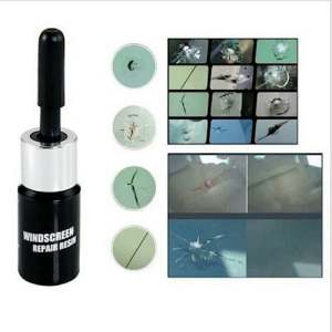 Lem Kaca Mobil Retak: Lem Kaca Retak Windshield Glass Repair Kit Hitam Car Crack
